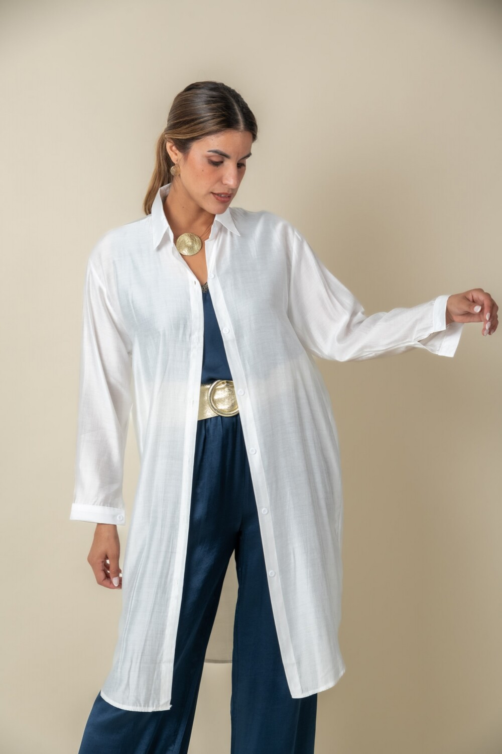 CAMISA VAINILLA Blanco