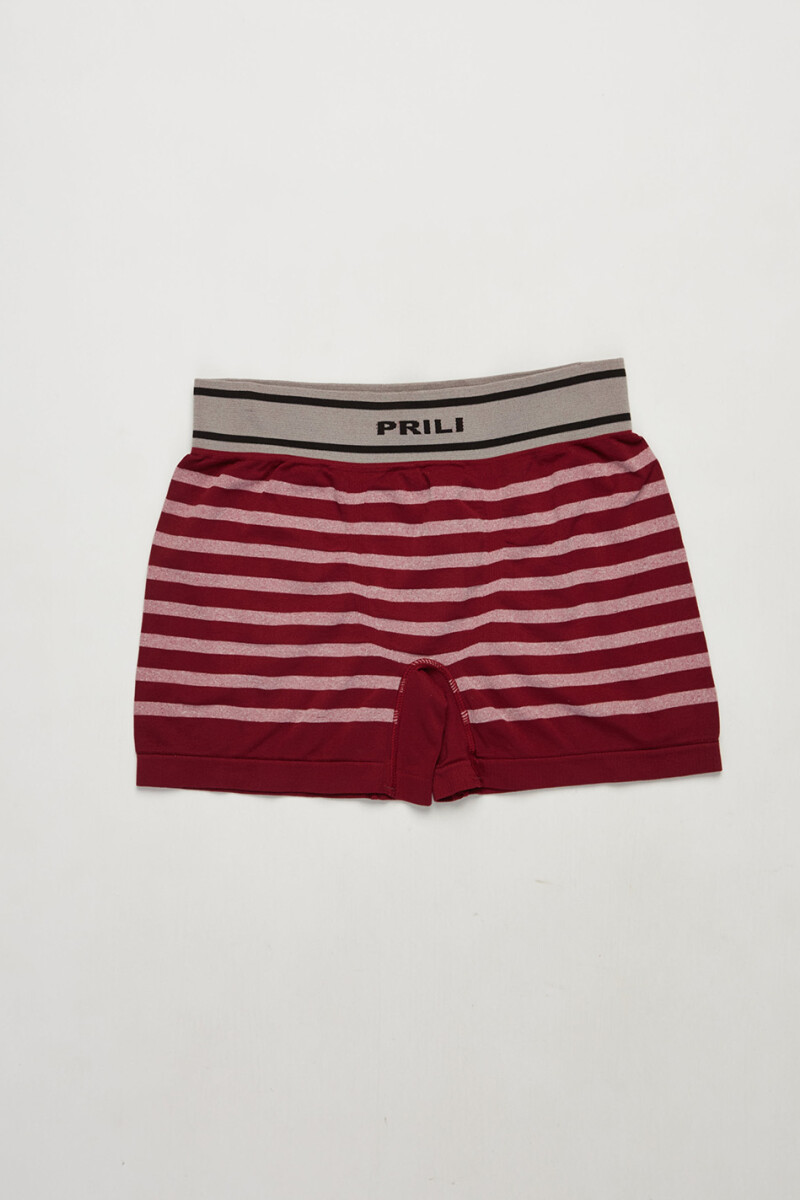 BOXER PRILI MUNICH BORDEAUX OSCURO