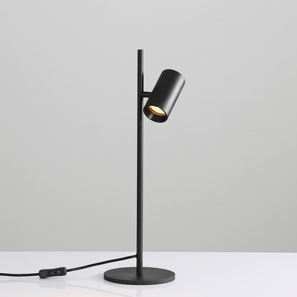 Portátil de mesa negro GU10 GINA Ø160x509mm BA0020