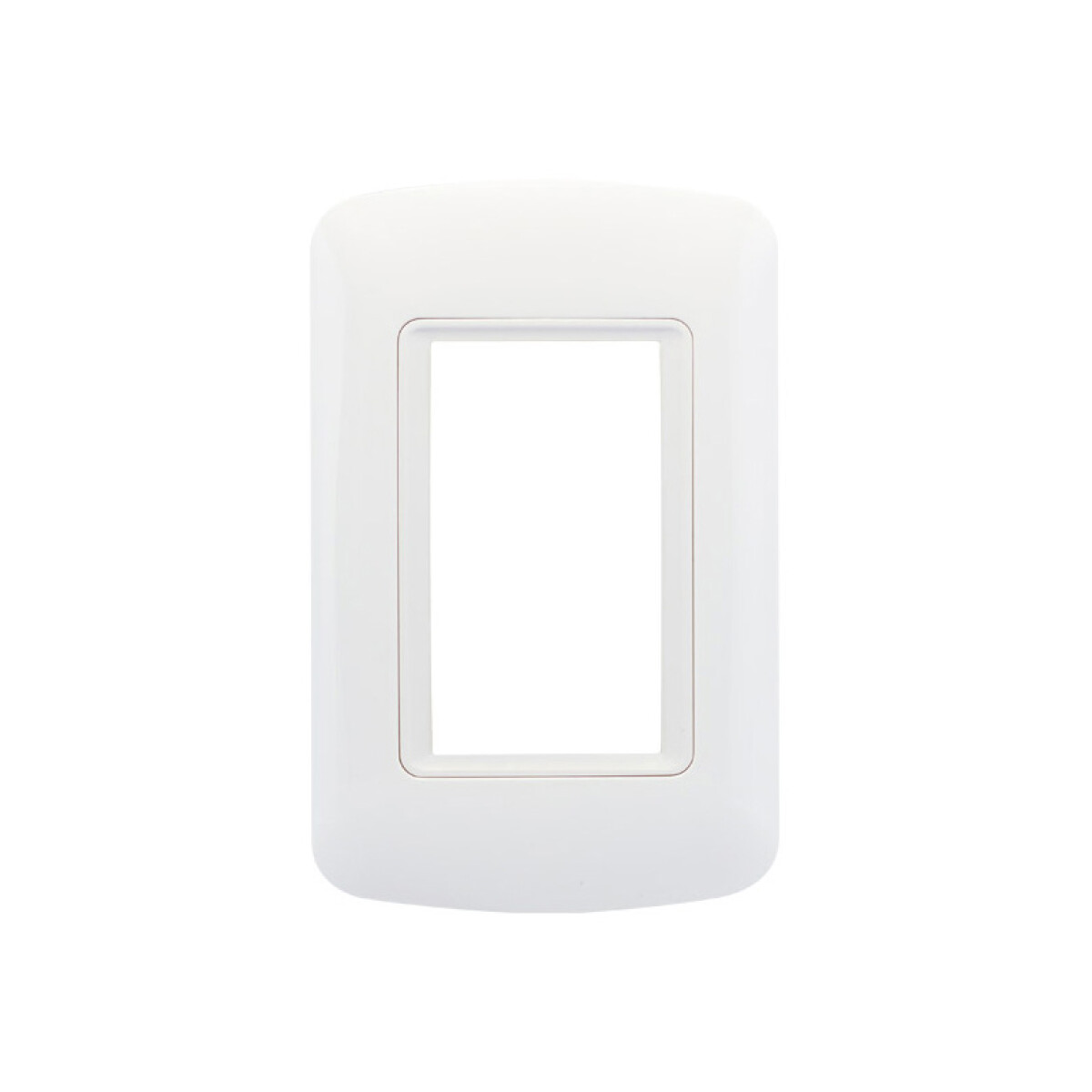 Plaqueta para 3 módulos blanco - Atenea Plus - M48604 