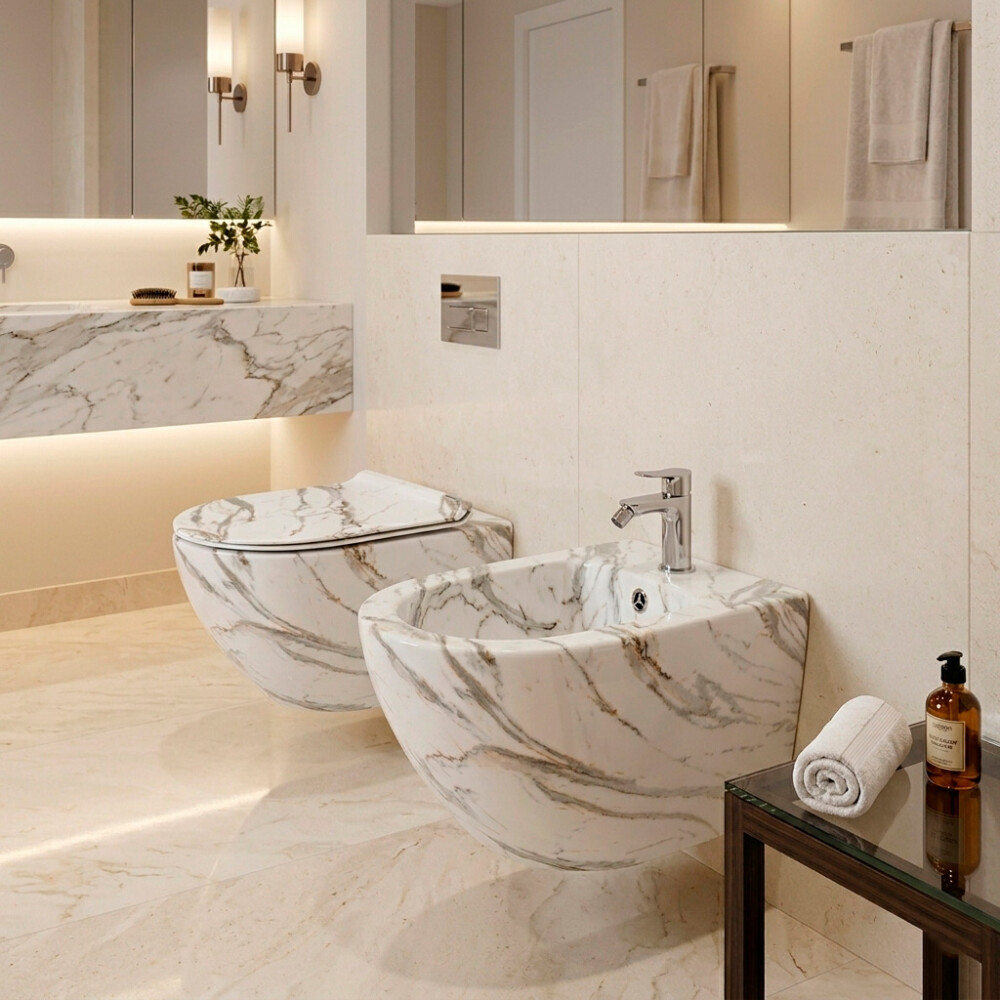 BIDET SUSPENDIDO ACABADO DE ESMALTE HABITARE Bidet Suspendido Acabado De Esmalte Habitare