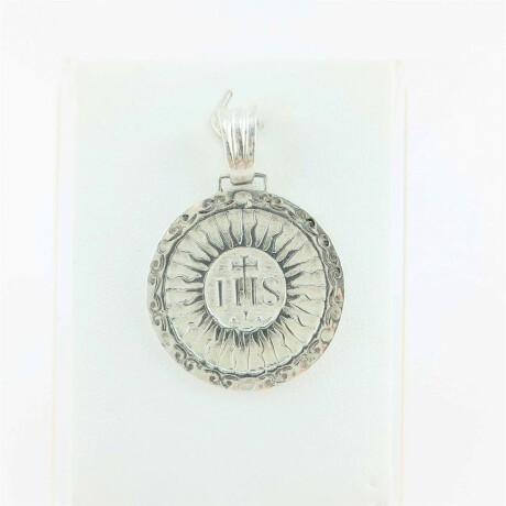 Medalla de plata 925. Símbolo IHS (católico). Medalla de plata 925. Símbolo IHS (católico).