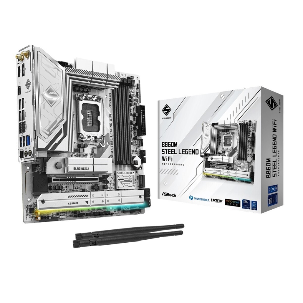 Mother Asrock B860M Steel Legend Lga 1851 Wifi 