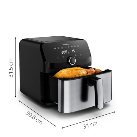 Freidora sin aceite Moulinex Easy Fry Mega - 7,5Lts. Digital, 8 programas automaticos Freidora sin aceite Moulinex Easy Fry Mega - 7,5Lts. Digital, 8 programas automaticos