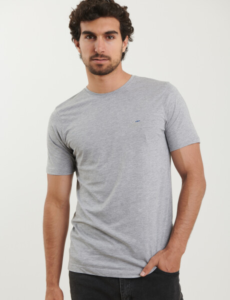 520958 T-SHIRT HARRINGTON LABEL Gris Medio