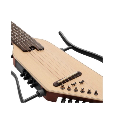 Guitarra electroacustica Donner HUSH I PRO Metallic Natural con funda Guitarra electroacustica Donner HUSH I PRO Metallic Natural con funda