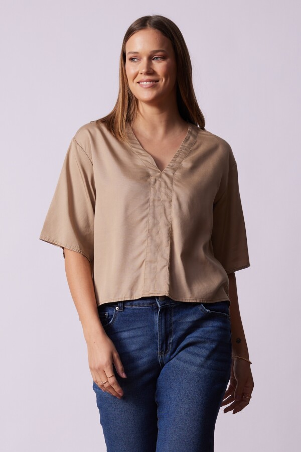 Blusa Lyocell BEIGE