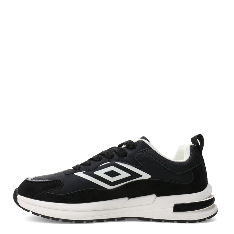 Championes de Hombre Umbro Refine Negro - Blanco