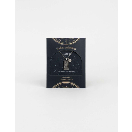 Cadena Con Dije De Zodíaco Cáncer Plateado