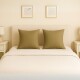Set x2 funda de almohadones lisa 43 x 43 cm MARRON
