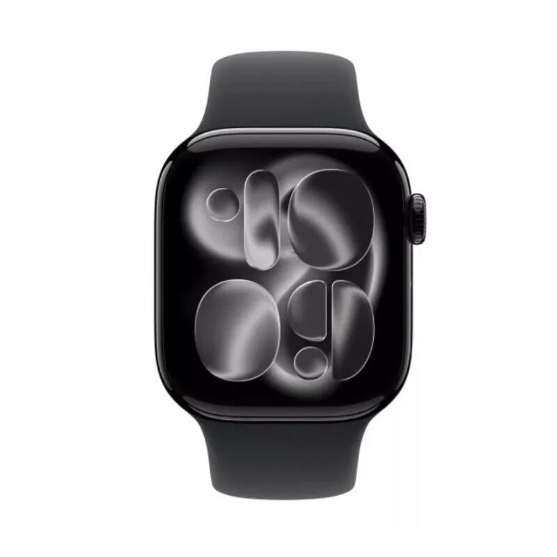 Apple Watch Series 11 42mm Jet Black Al Black Sport Band S/M MEQT4LW/A Apple Watch Series 11 42mm Jet Black Al Black Sport Band S/M MEQT4LW/A
