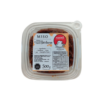 Miso De Garbanzos Hakko 500g Miso Garbanzo Clara 1/2k