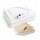 Set Invierno Pantuflas Unisex + Calienta Cama 1 Plaza HTS Natural