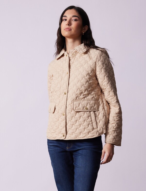 Campera Capitoneada BEIGE