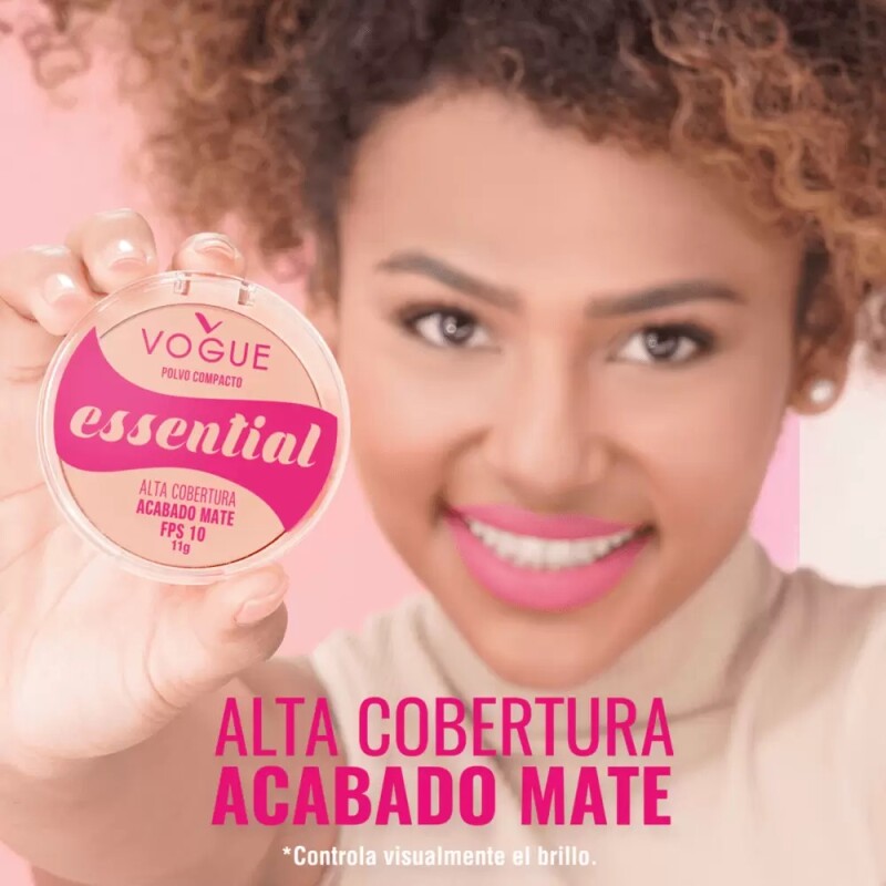 Polvo Compacto Essential Avellana Vogue 11 g Polvo Compacto Essential Avellana Vogue 11 g