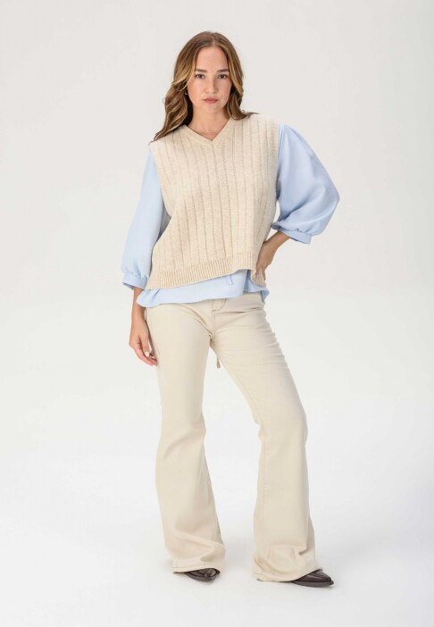 Chaleco Luz Beige