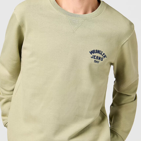 Buzo Wrangler de Hombre - SMALL LOGO CREW - 112364088TEA ELD
