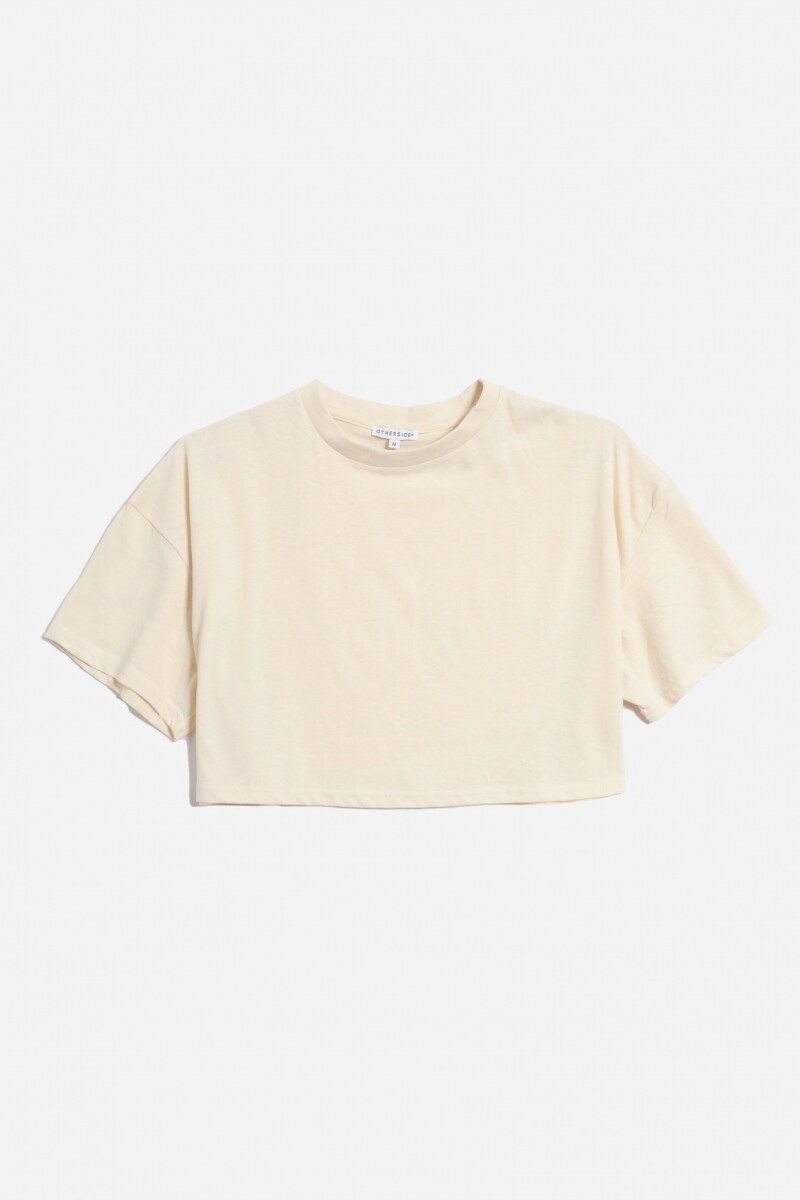 Remera oversized cropped CRUDO