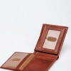 Billetera De Hombre Delhi En Cuero Graneado Camel