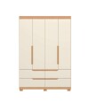 Ropero 4 puertas 4 cajones Doble Beage
