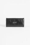 Billetera flap grande negro