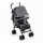 Coche Paraguitas Bebe Reclinable Plegable Compacto 8 Ruedas Gris