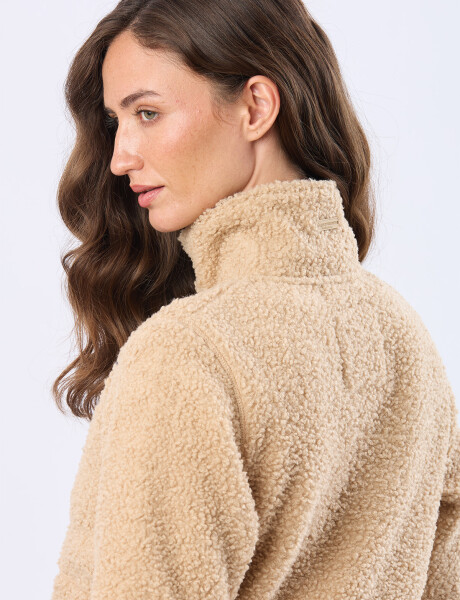 CAMPERA DE CORDERITO Beige