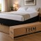 Cama SmartBox HAMPTONS Plaza Y Media 110x190 cm Negro