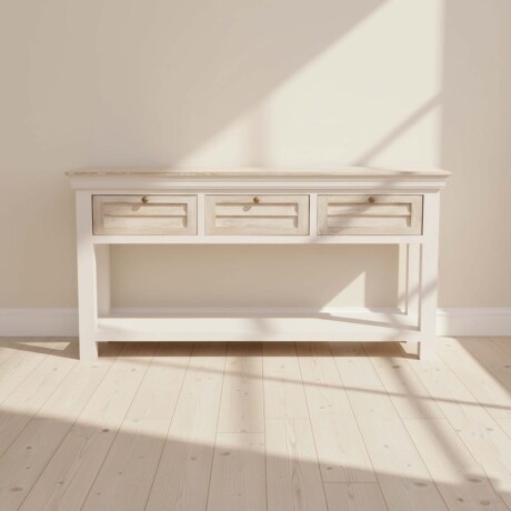 CONSOLA MADERA-DE-MANGO NATURAL-BEIGE COSTA NATURAL BLANCO