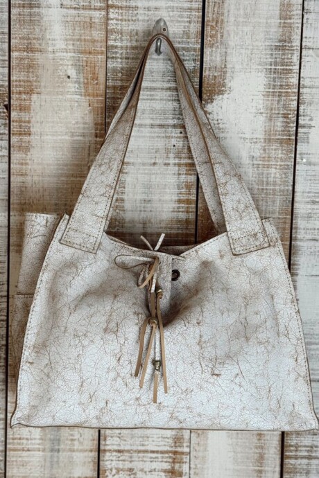 Bolso Boho Blanco Crack