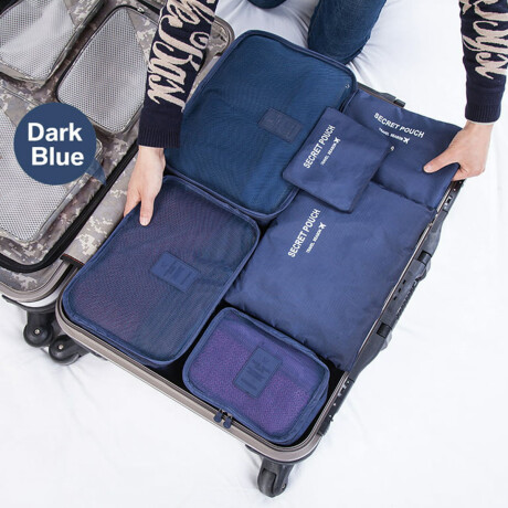 Set x6 Organizador de Valija Mochila Equipaje Viaje Val001008