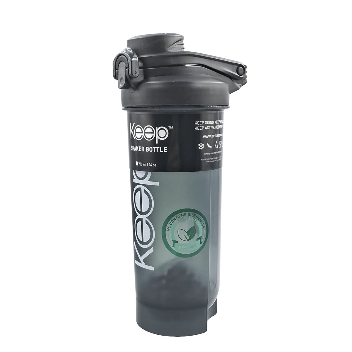 Sport Shaker 700ml Keep - Negro 