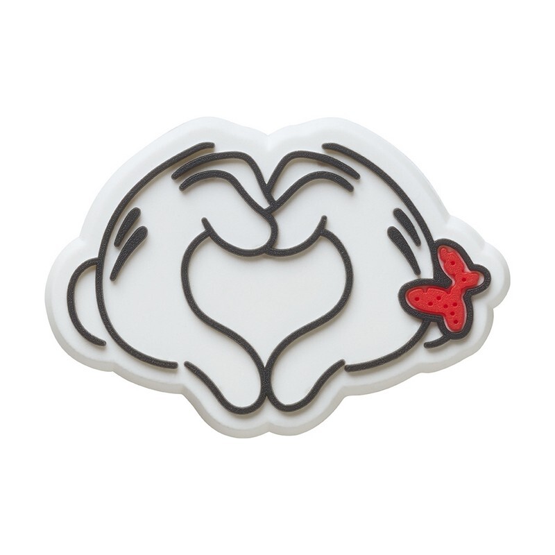 Jibbitz™ Charm Minnie Mouse Heart Hands Multicolor