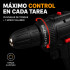 Taladro Percutor Atornillador + 2 Baterías 48V Inalambrico Negro