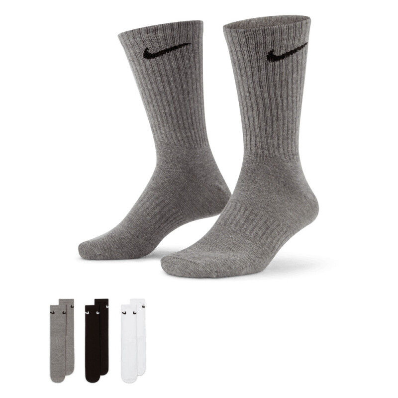 Medias Nike Everyday Ltwt Crew 3-Pack Unisex Multicolor