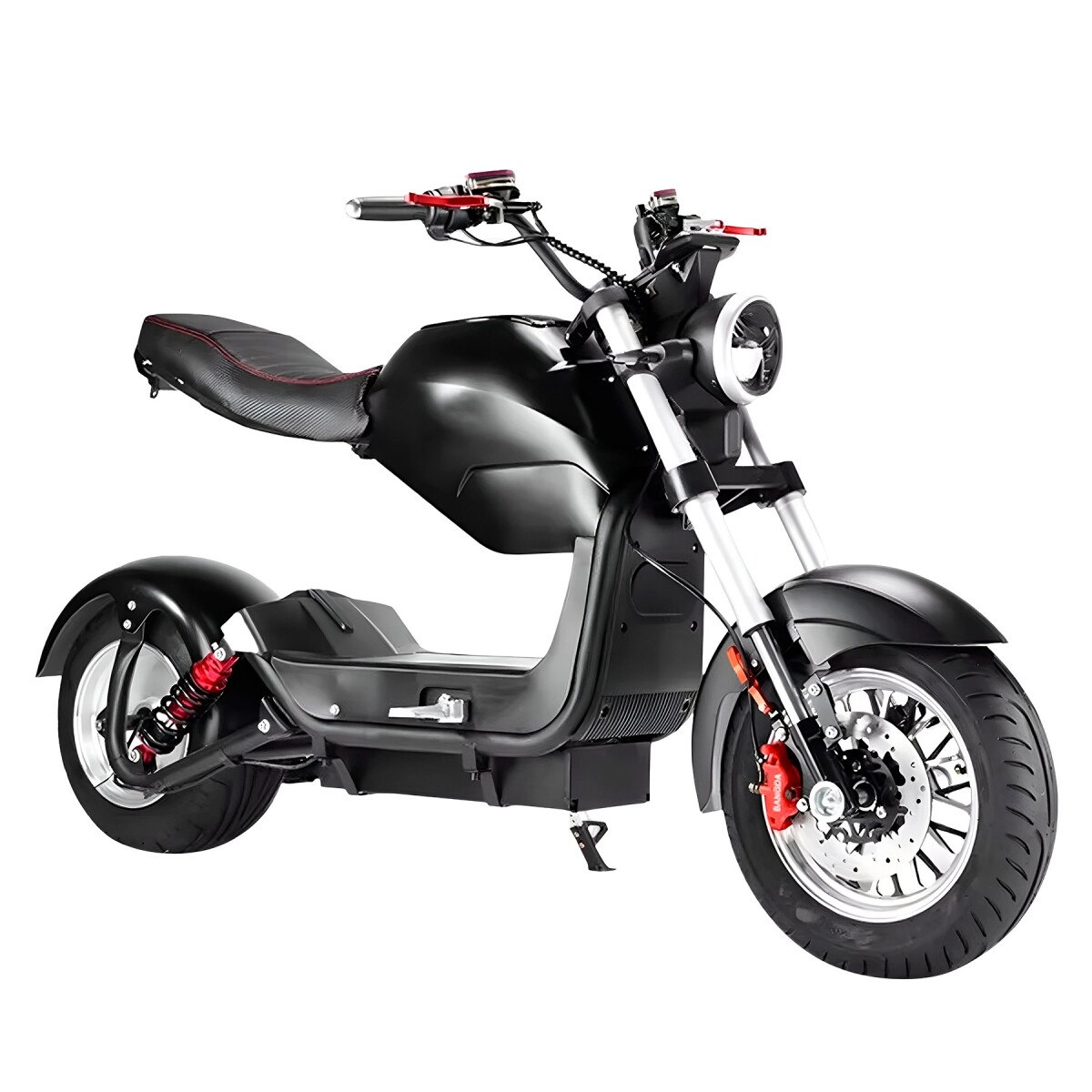 Moto Electrica Gogreen Shadow 2000W 20Ah 55 Km/h Alarma Led - Variante Color Negro 