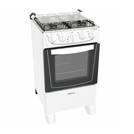 Cocina Combinada Punktal Blanca 4 Hornallas Pk-509 Cocina Combinada Punktal Blanca 4 Hornallas Pk-509