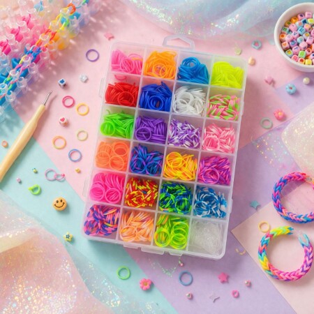 SET DE GOMITAS PARA ARMAR ACCESORIOS. SET DE GOMITAS PARA ARMAR ACCESORIOS.