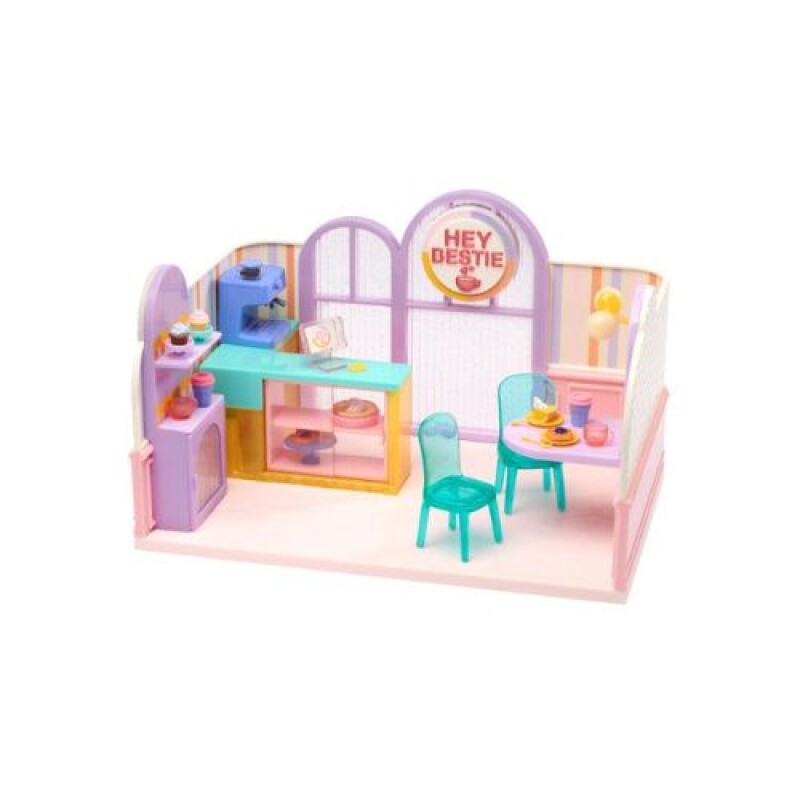 Hey Bestie Playset Cafeteria Hugs y Mugs Hey Bestie Playset Cafeteria Hugs Y Mugs