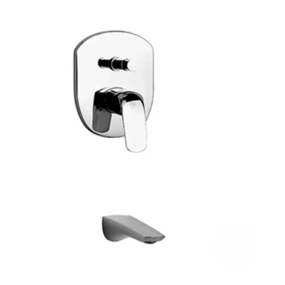 Grifería De Ducha Monocomando De Embutir Epuyen Cromado 