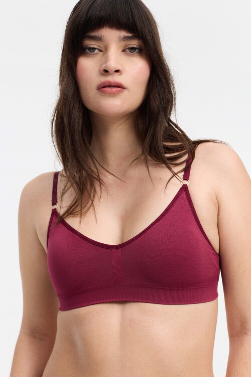 Soutien PIMENTÓN c/copa removible Borgoña