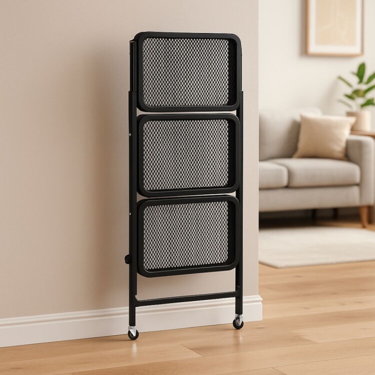 Estante organizador 3 niveles plegable multiuso 40x30x77 Estante organizador 3 niveles plegable multiuso 40x30x77