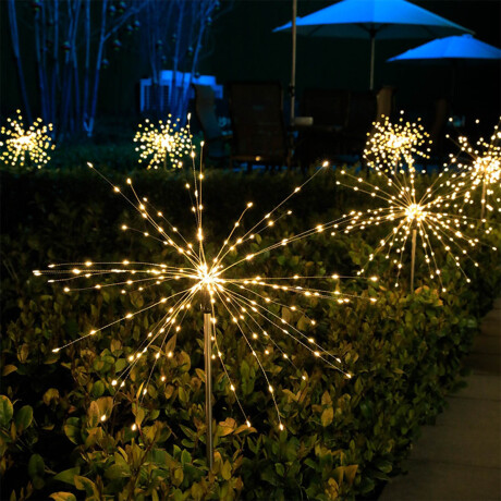 Set X2 Luces Led Solar Decorativa Caminero Jardín Set X2 Luces Led Solar Decorativa Caminero Jardín