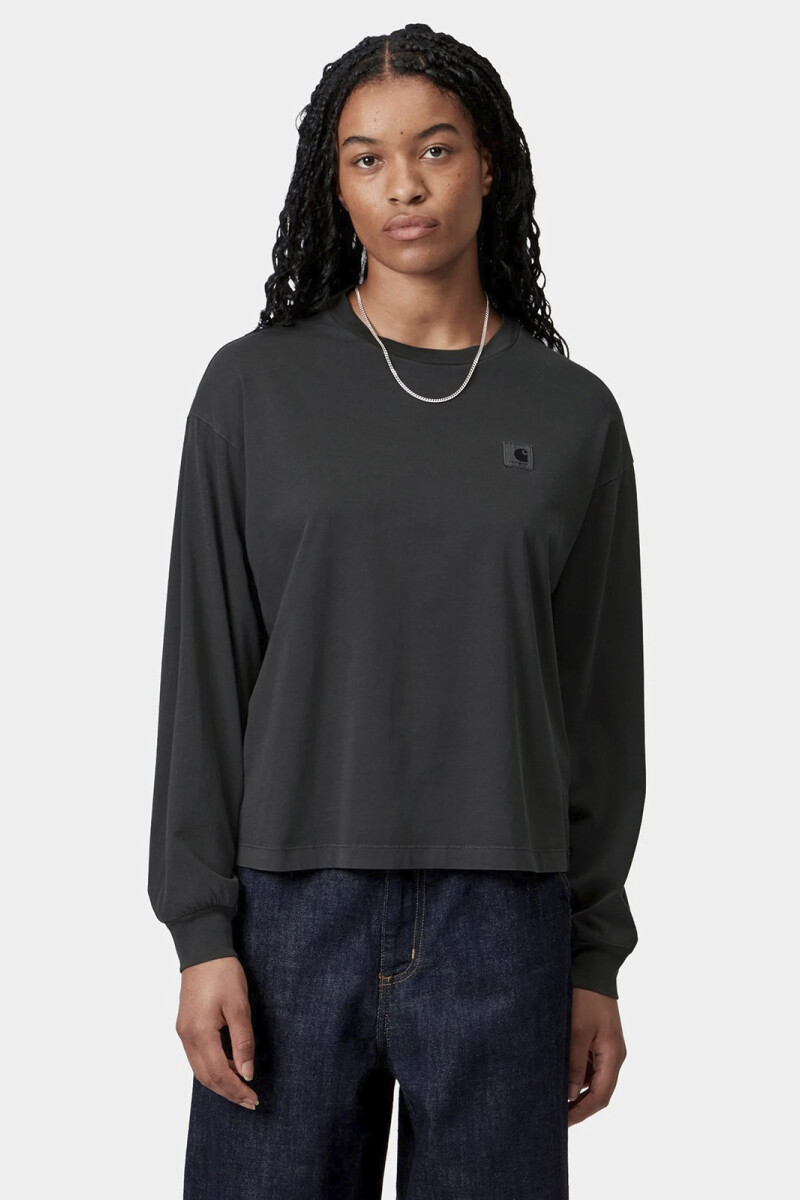 W' L/S NELSON T-SHIRT Negro