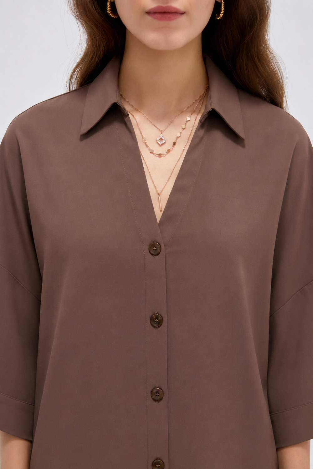 Camisa Tareo Chocolate