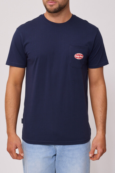T-SHIRT ZEPHYR RUSTY Navy