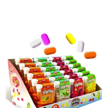 PASTILLAS HIP HOP ARAS DISPLAY X 24 SURTIDA PASTILLAS HIP HOP ARAS DISPLAY X 24 SURTIDA
