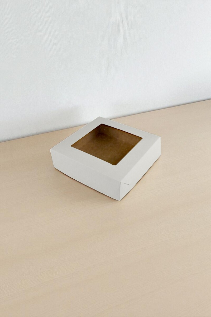 Caja flexi 53 13x13x4 con visor - BLANCO 