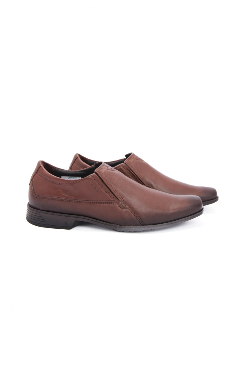 ZAPATO PEGADA 124232-02 - MARRÓN 