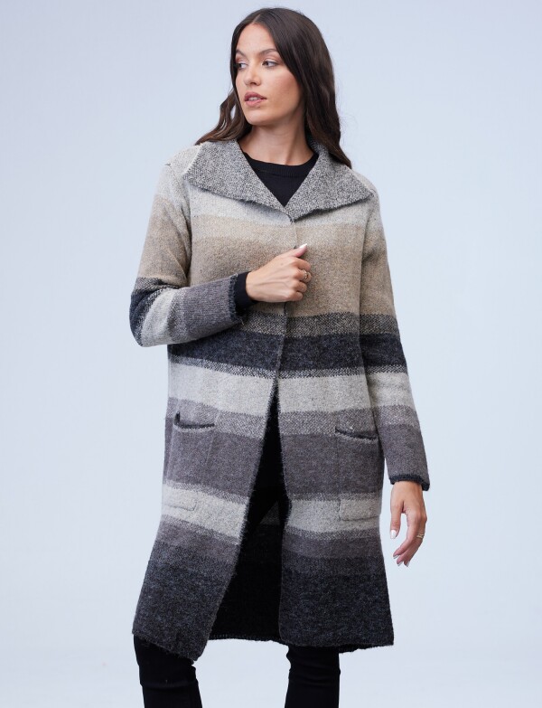 Cardigan Bolsillos MULTI/GRIS